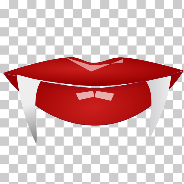 SVG Halloween lips vector image