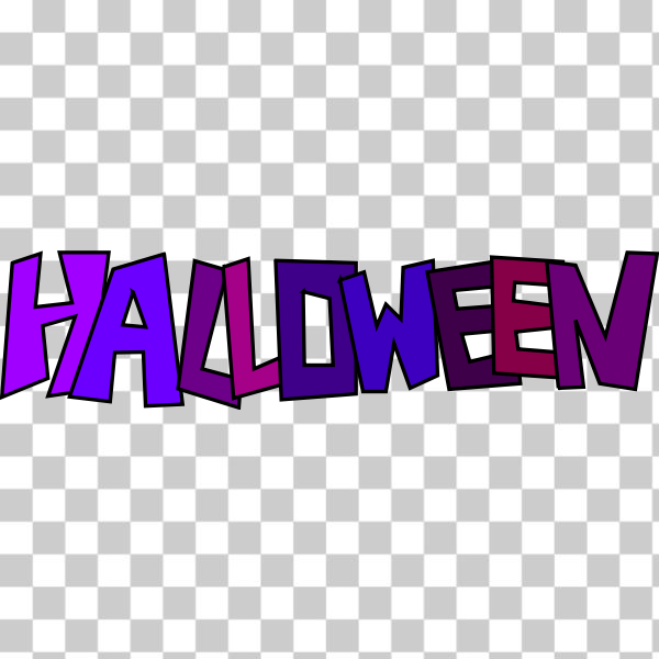 SVG Halloween logo vector illustration