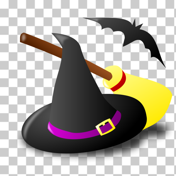 SVG Halloween witchcraft vector image