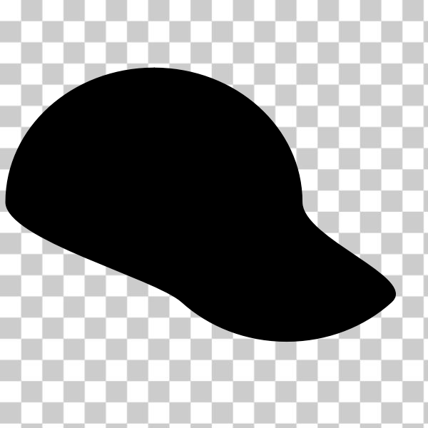SVG Hat silhouette vector image