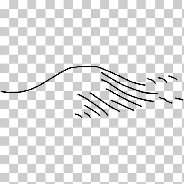SVG Hill map icon vector image