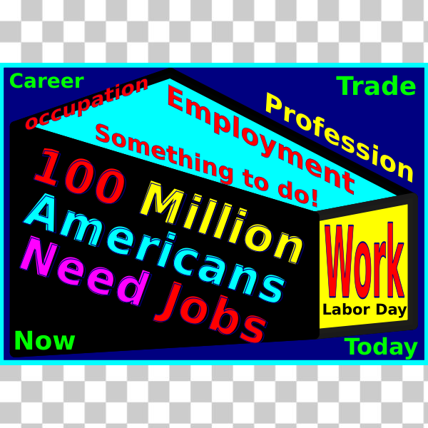 Free: SVG Jobs Sign 100M V3 - nohat.cc