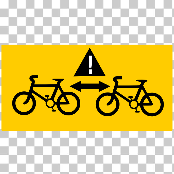 SVG keep distance warning