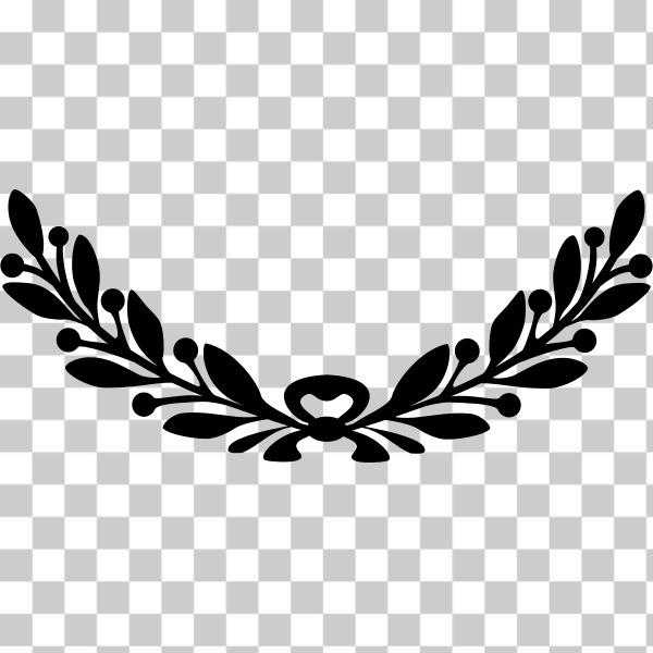 SVG Laurel wreath