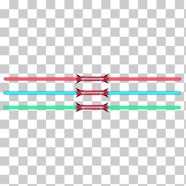 SVG Lightsaber selection vector image