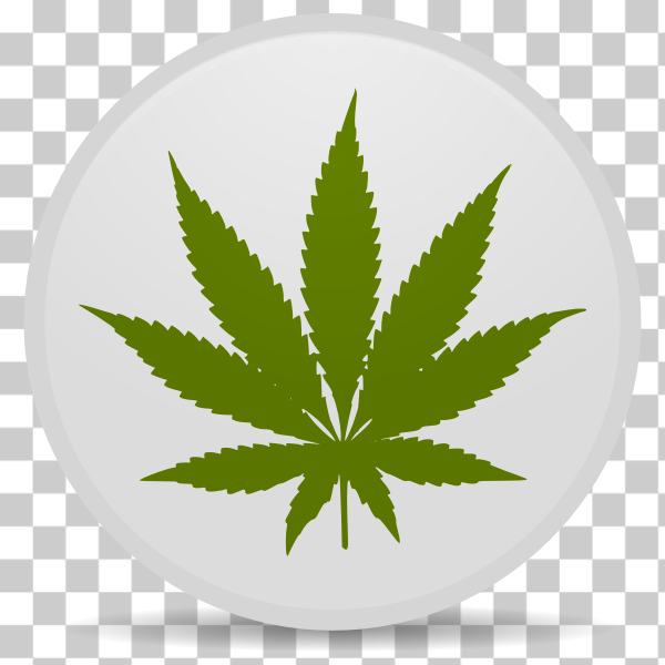 SVG Marijuana symbol vector image