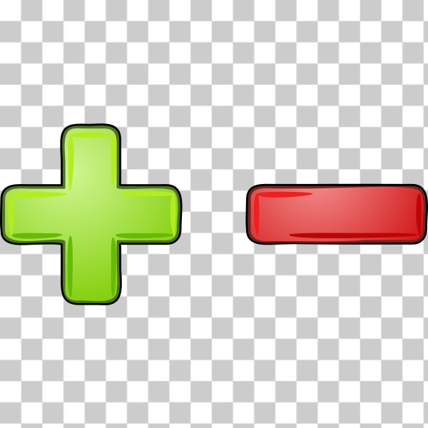 SVG Minus and plus image