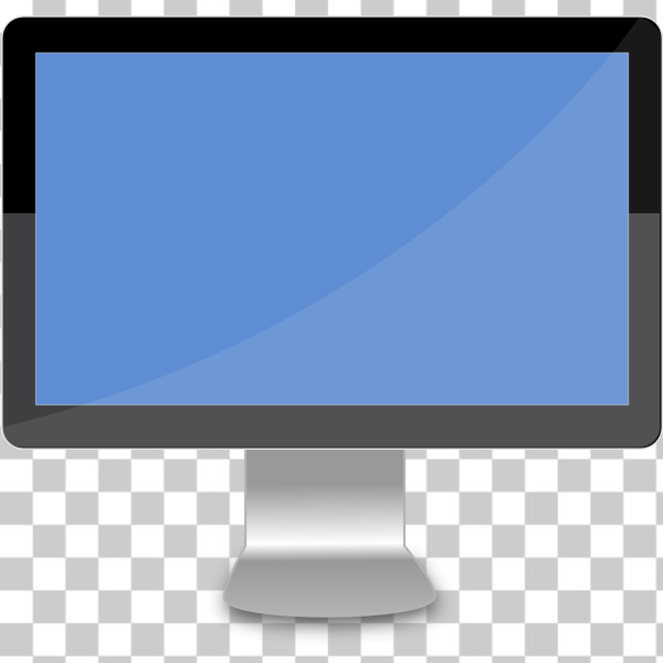 SVG Modern wide desktop vector image