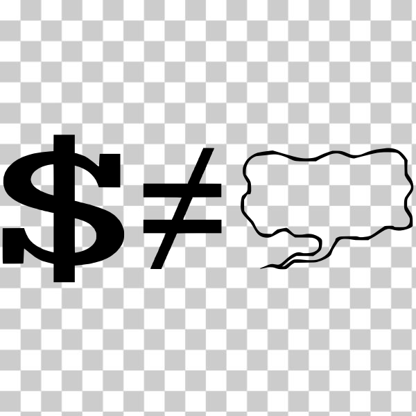SVG Money equation vector