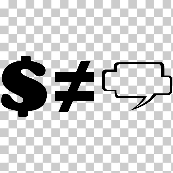 SVG Money symbol vector illustration