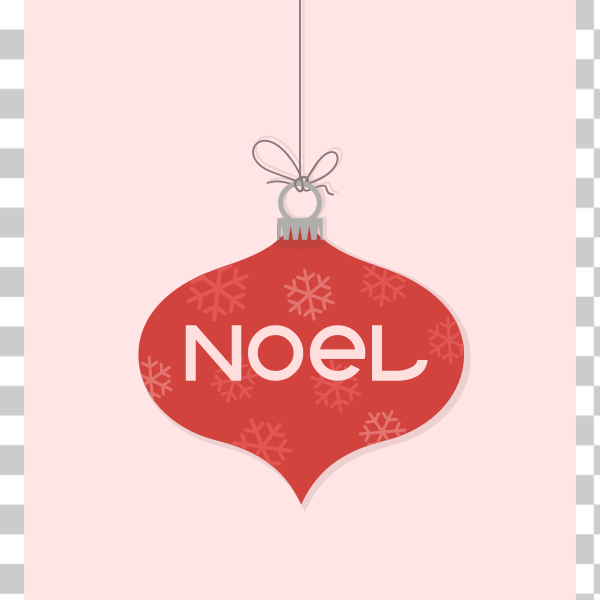 SVG Noel Christmas ornament vector clip art