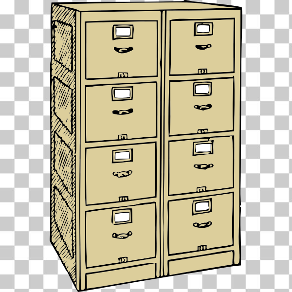 SVG Office furniture vector drawing
