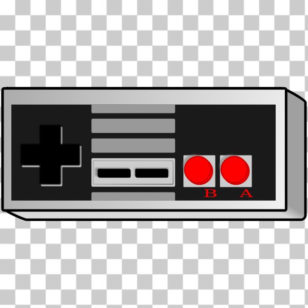 SVG Old school game controller vector graphics