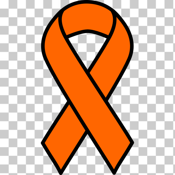 Free: SVG Orange ribbon - nohat.cc