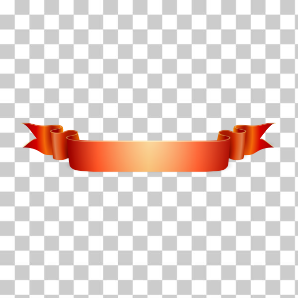 Free: SVG Orange ribbon vector drawing - nohat.cc
