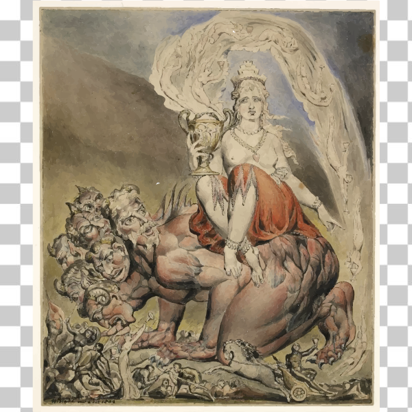 SVG Painting by William Blake