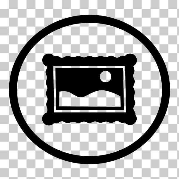 SVG Photo icon vector image