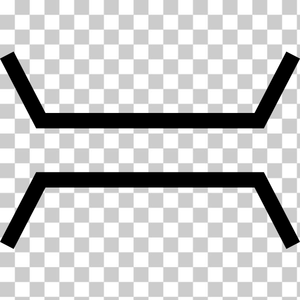 SVG Pictogram for a simple bridge vector image