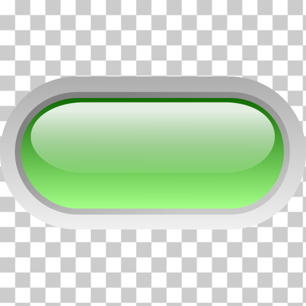 Free: SVG Pill shaped green button vector illustration - nohat.cc