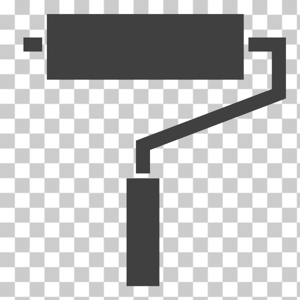 SVG Pint roller vector image