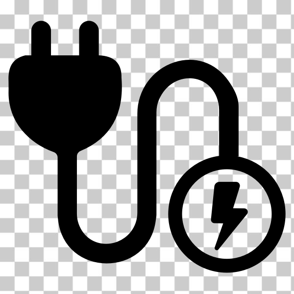 Free: SVG Power cable icon - nohat.cc