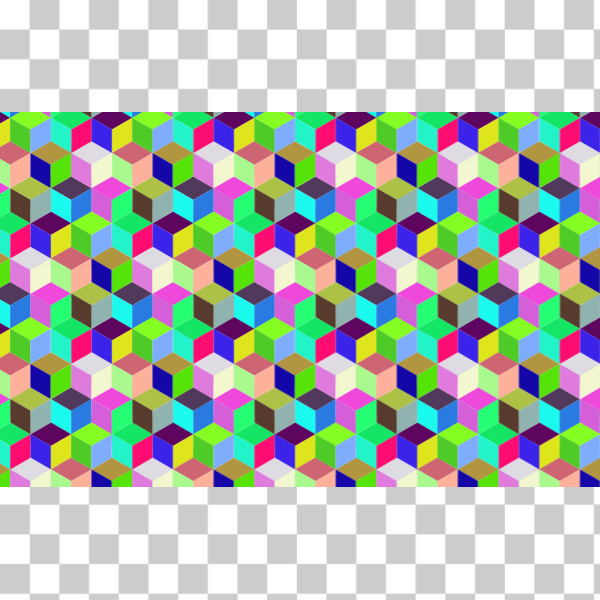 Free: SVG Prismatic cubes pattern - nohat.cc