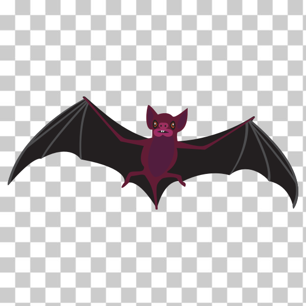 SVG Purple bat