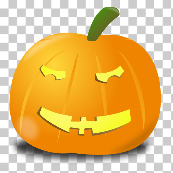 SVG Puzzled pumpkin vector clip art