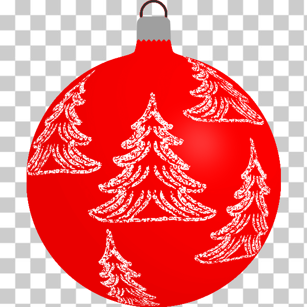 SVG Red decorated ball