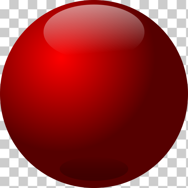 SVG Red glass ball
