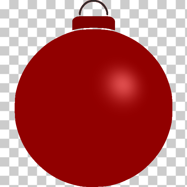 SVG Red plain ball