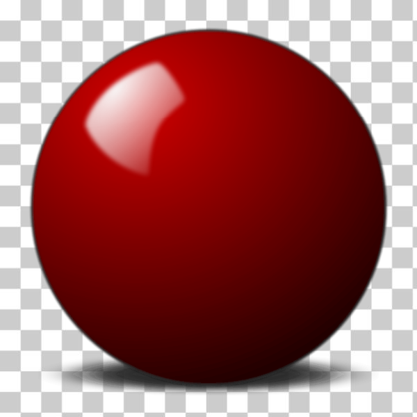 SVG Red snooker ball