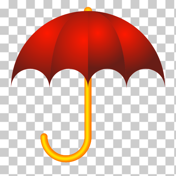 SVG Red umbrella vector image