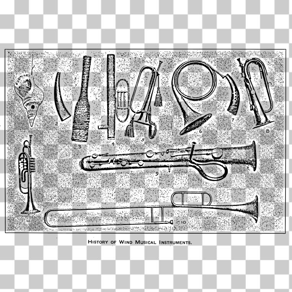 Free: SVG Retro musical instruments - nohat.cc