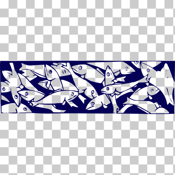 SVG Sardines in fishing net