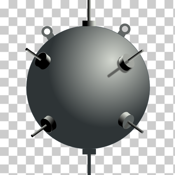 SVG Sea mine vector image