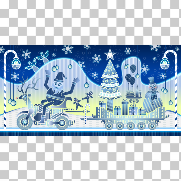 SVG Season039s greetings blue greeting card vector image