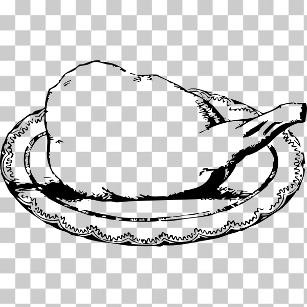 SVG Shoulder of mutton vector image