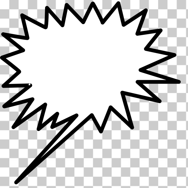 SVG Shout out comic callout vector illustration