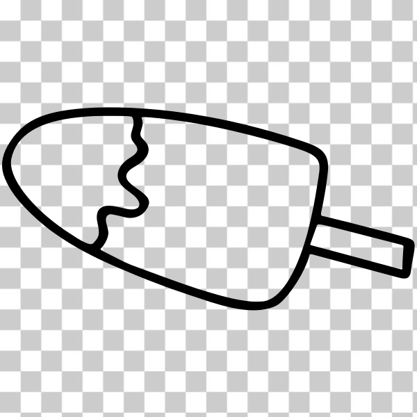 Free SVG Simple Ice Lolly nohat.cc