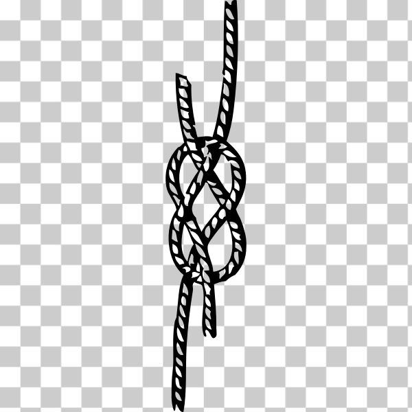 SVG Single becket marine knot vector clip art