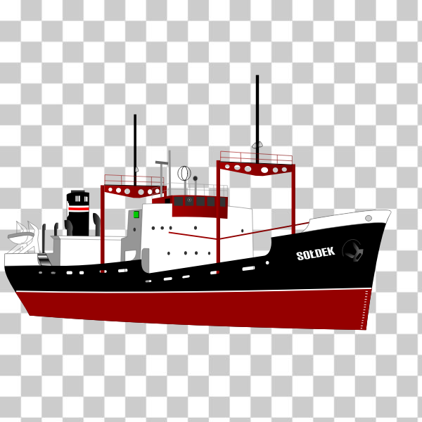 SVG Soldek freight ship vector clip art