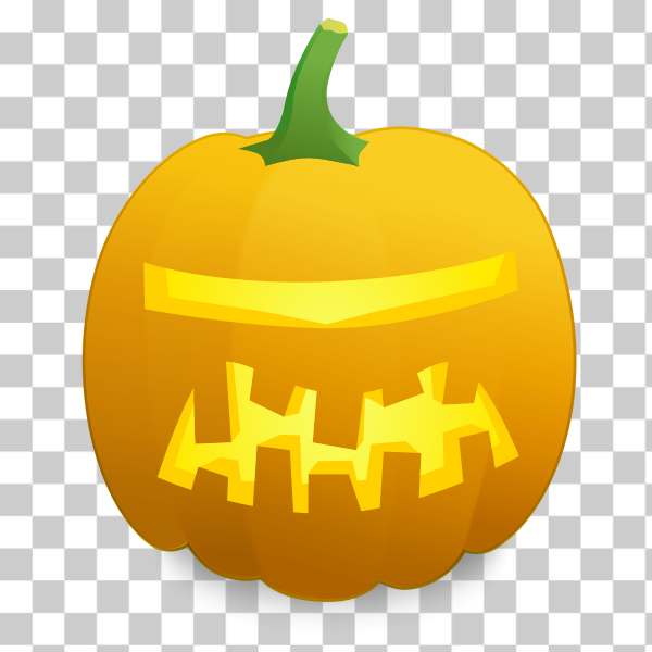 SVG Space ship Halloween pumpkin vector drawing