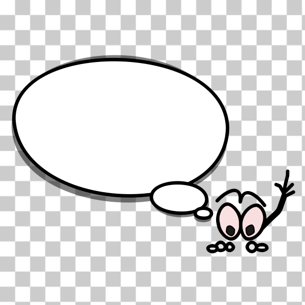 SVG Speech bubble seeking attention vector image