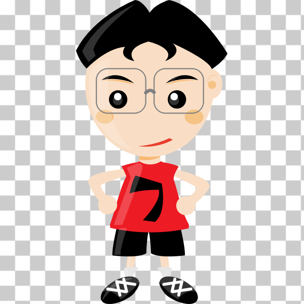 SVG Sport man vector image