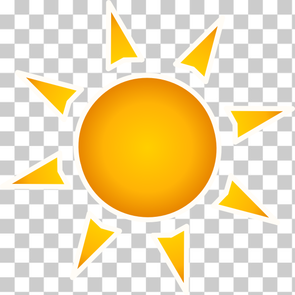 SVG Sun symbol clip art