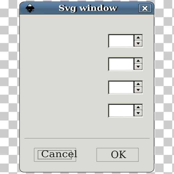SVG SVG window