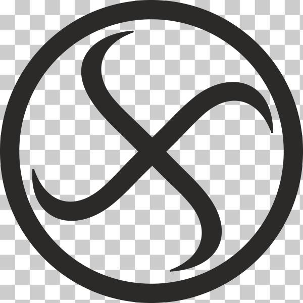 SVG Swastika encircled rotating left vector image