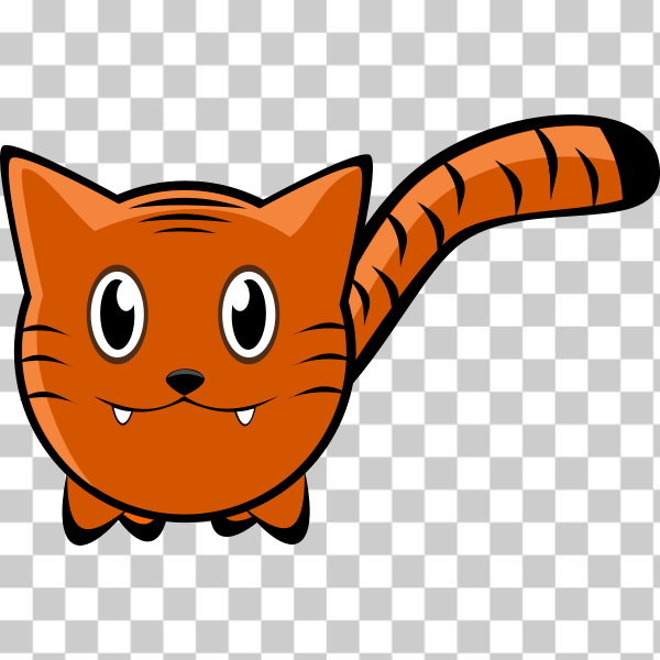 SVG Tiger clip art