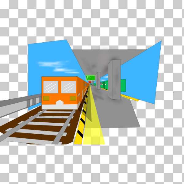 SVG trainstation remix